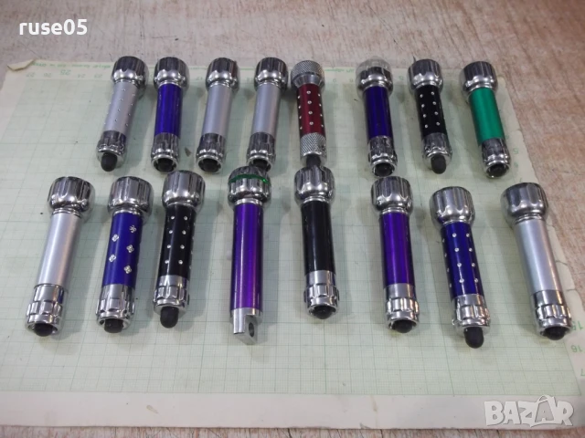 Лот от 16 Фенерчета с 7 LED диода работещи, снимка 4 - Други - 50841881