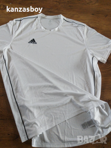 Adidas Core 18 Tee M - страхотна мъжка тениска 2ХЛ КАТО НОВА, снимка 9 - Тениски - 36288308