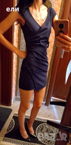 синя рокля, снимка 1 - Рокли - 41447123