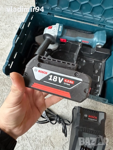 Bosch GWS 18V-7 ъглошлайф 2024г, снимка 8 - Ъглошлайфи - 52677001