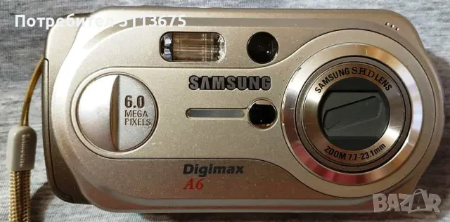 Фотоапарат Samsung Digimax A6. Голям сензор.
