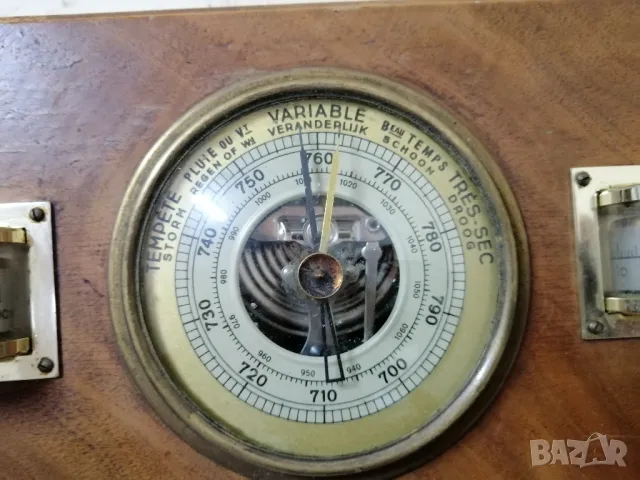 Немски барометър, термометър и влагомер. , снимка 2 - Други ценни предмети - 49694814