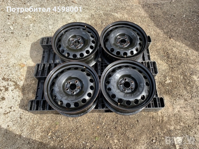 4бр.Оригинални железни джанти 16цола ET50 5x112 за Vw,Audi,Seat,Skodа