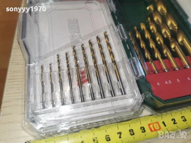 СВРЕДЛА-КОМПЛЕКТ ОТ СТОМАНА И ТИТАН 1902261821, снимка 11 - Други инструменти - 53539329