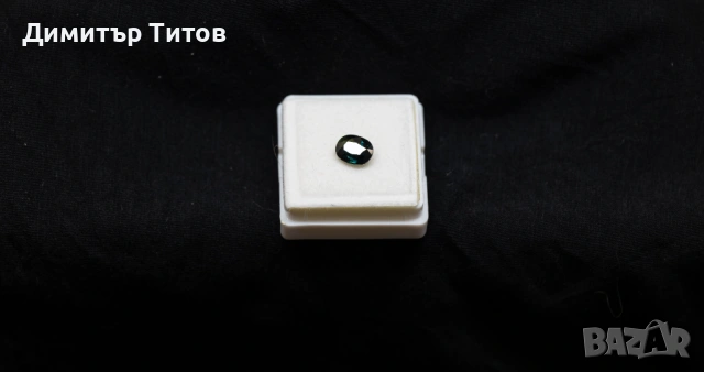 Натурален 1.32кт синьо-зелен Сапфир с IF чистота, снимка 7 - Колиета, медальони, синджири - 53738123