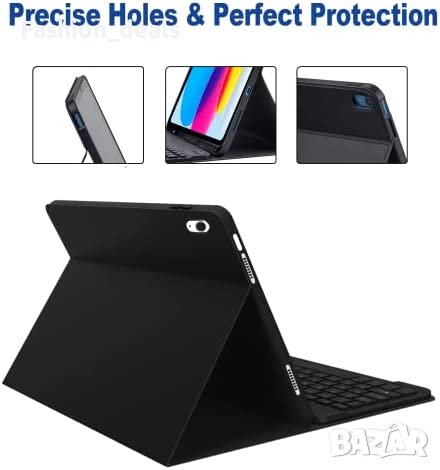 Нов Калъф с Bluetooth клавиатура таблет iPad 10 Gen 10.9 инча Айпад, снимка 2 - Таблети - 40634427