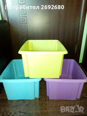 Нови големи прозрачни кутии за съхранение 48L и комплекти от 3бр. или от 6бр., снимка 9 - Други стоки за дома - 50753354
