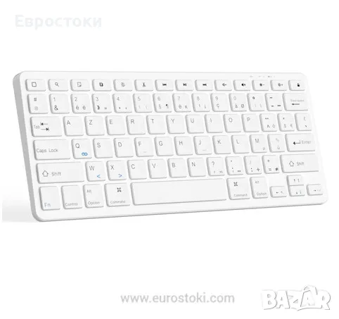 Безжична клавиатура СС, акумулаторна Bluetooth клавиатура за iOS/ Windows/ Android, ултра тънък диза, снимка 2 - Клавиатури и мишки - 49969386