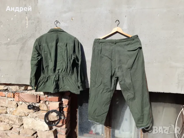 Стар комплект войнишки летни дрехи,униформа, снимка 4 - Антикварни и старинни предмети - 47814717