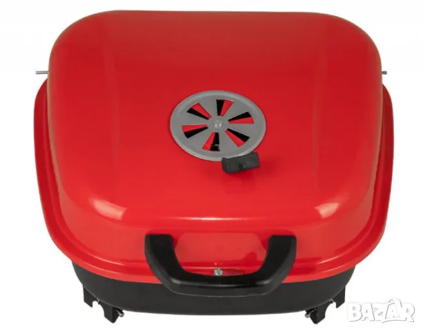 Барбекю Muhler, червено с капак, 40x40cm, снимка 4 - Барбекюта - 49920891