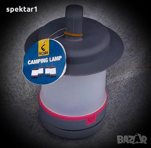 Преносима светодиодна къмпингова дежурна лампа 3 нива на светене, снимка 1