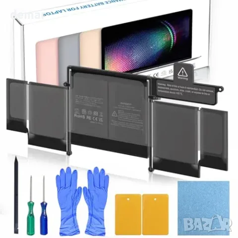 Батерия за MacBook Pro 13" A1502 (A1493/A1582) 7000mAh 79.4Wh 11.34V Li-Polymer, снимка 2 - Батерии за лаптопи - 55849766
