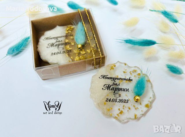 Магнит, сувенир подарък за гостите на сватба, кръщене, юбилей, абитуриентски бал, снимка 14 - Други - 41488531