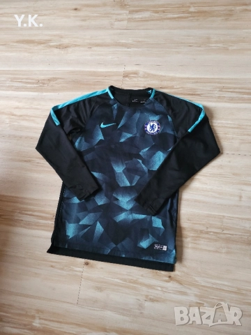Оригинална мъжка блуза Nike Dri-Fit x F.C. Chelsea / Season 17-18 (Training), снимка 2 - Блузи - 52103822