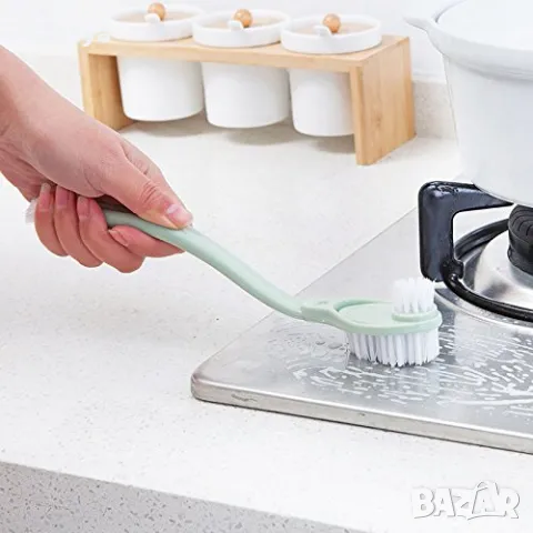 5506 Тройна четка за почистване на обувки, снимка 6 - Мопове, кофи, четки и метли - 48196715