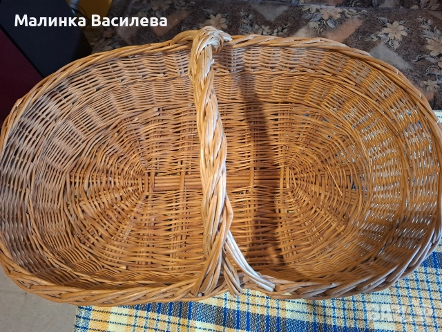 Голяма кошница , снимка 2 - Декорация за дома - 52639696