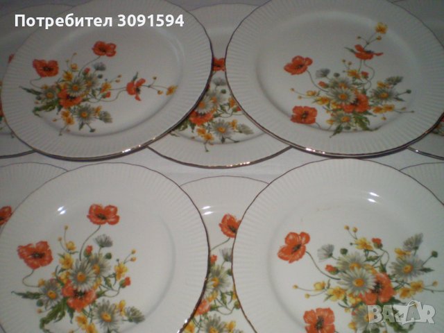 Винтидж порцеланов сервиз jlmenau HENNEBERG Porselan ГДР Германия, снимка 3 - Други ценни предмети - 40241122