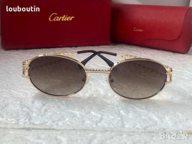 Cartier 2022 унисекс слънчеви очила елипса дамски мъжки, снимка 3 - Слънчеви и диоптрични очила - 36106871