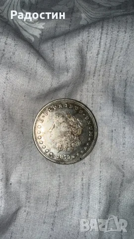 монета 1 американски долар 1879година