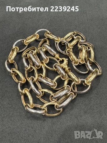 златен ланец, снимка 3 - Колиета, медальони, синджири - 52795711