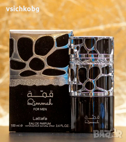 Арабски парфюм Lattafa Perfumes  Qimmah Silver Мъже 100 мл  Ванилия, ветивер и пачули,  агар и кедро
