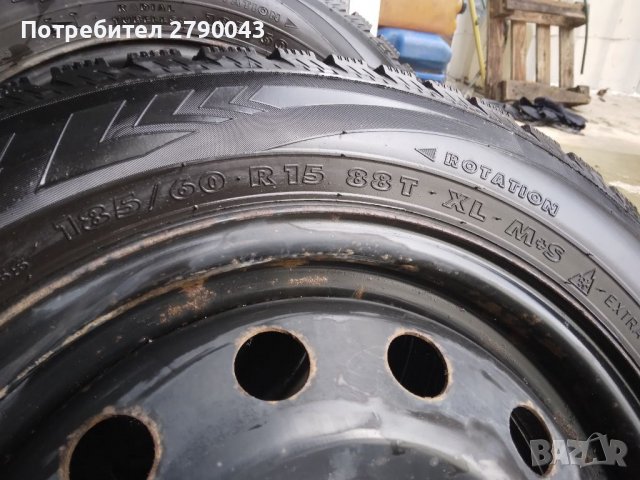 Гуми с джанти 185/60R15, снимка 5 - Гуми и джанти - 38995525
