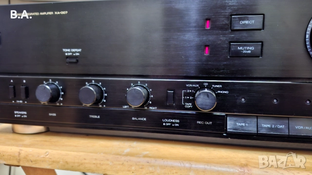 Усилвател AIWA-AX007, снимка 3 - Ресийвъри, усилватели, смесителни пултове - 52655374