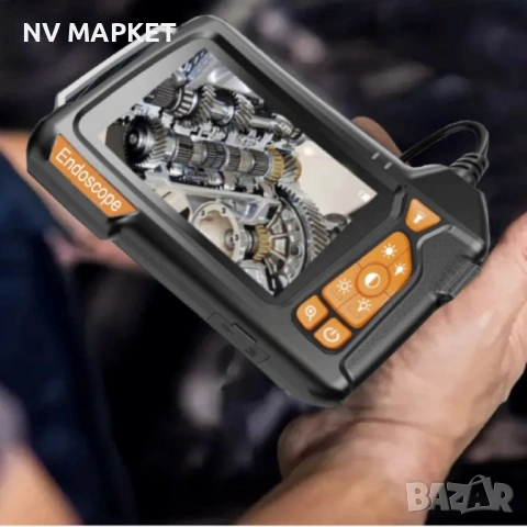 Ендоскоп портативен с висока резолюция FULL HD  + 4,3" дисплей + камера 8 мм + LED светлина, снимка 6 - Друга електроника - 53861209