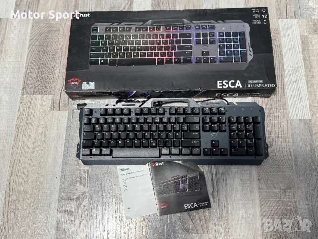 Клавиатура Trust Esca Gaming, снимка 1