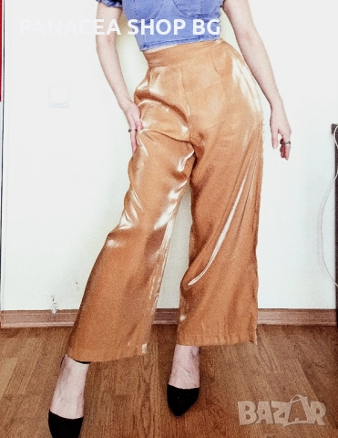 Дамски панталон с широк крачол