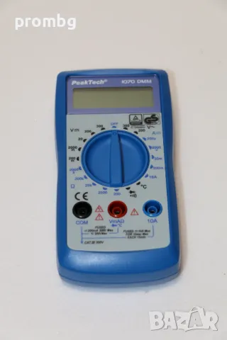 мултицет Peaktech, 4 цифри, стандарт TÜV, Германия, снимка 4 - Други инструменти - 48865838