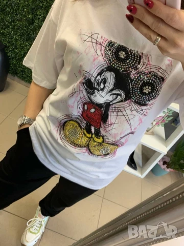 овърсайз тениска Miki , снимка 4 - Тениски - 50871492