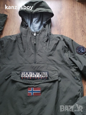 napapijri rainforest pocket 2 half-zip winter jacket - страхотно мъжко яке КАТО НОВО ХЛ, снимка 6 - Якета - 53622780