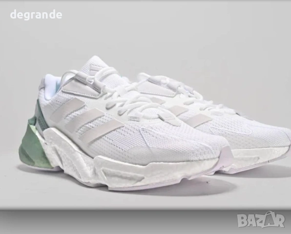 НАМАЛЕНИ Adidas X9000L4 Цвят- Бяло и Зелено , снимка 4 - Маратонки - 53651470
