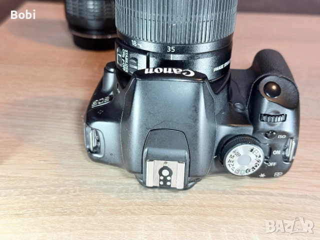 Canon EOS 500D + 2 обектива + 32GB карта + аксесоари, снимка 10 - Фотоапарати - 53864707