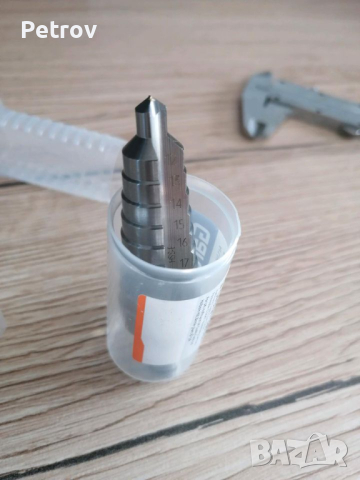 Garant - 11 8320 - HSS-E - Made in Germany - 3 броя ЧИСТО НОВИ Стъпаловидни / Конусни Свредла/GERMAN, снимка 4 - Бормашини - 44594034