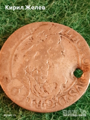 Сребърна монета 6 кройцера 1693г. Леополд първи Австрия за КОЛЕКЦИЯ 52903, снимка 11 - Нумизматика и бонистика - 53104372