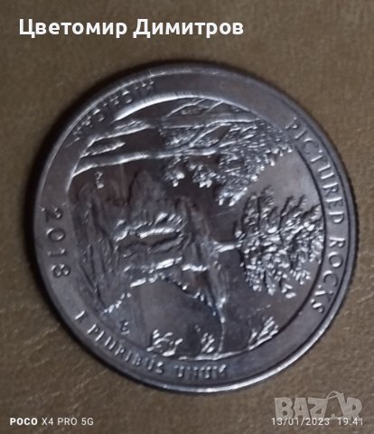 1/4 dollar USA quarter , снимка 3 - Нумизматика и бонистика - 39297604