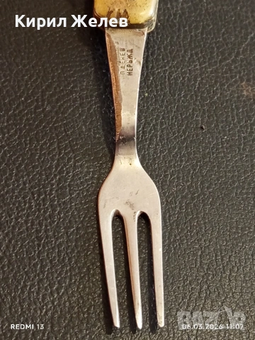 Стар джобен нож с печат ПЕТКО ДЕНЕВ ГАБРОВО за КОЛЕКЦИОНЕРИ 25513, снимка 5 - Други ценни предмети - 53732122