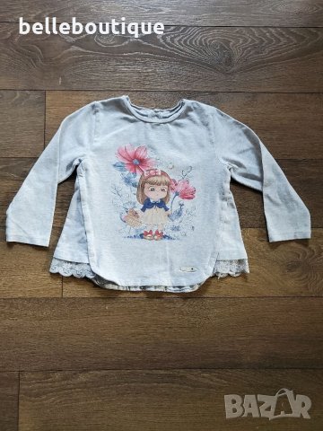 Блуза Майорал Mayoral с дантела 86 см. 18 месеца, снимка 3 - Бебешки блузки - 36016861