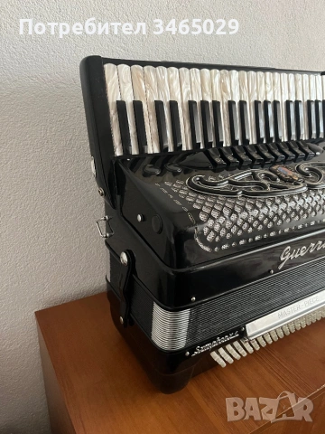 Акордеон Guerrini Symphony 120 баса, снимка 4 - Акордеони - 53647558