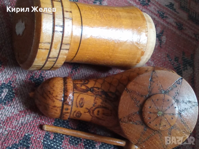 Дървена фигурка на хан Аспарух 53670, снимка 7 - Фигурки - 53392085