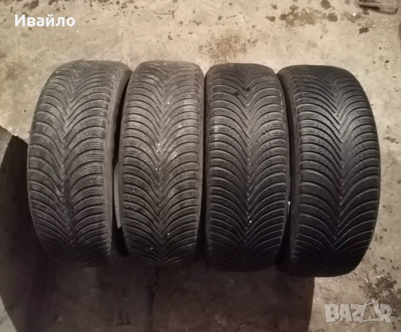 Продавам 4 броя Зимни гуми 205.55.16 на 1 сезон дот 2019 Мишелин 