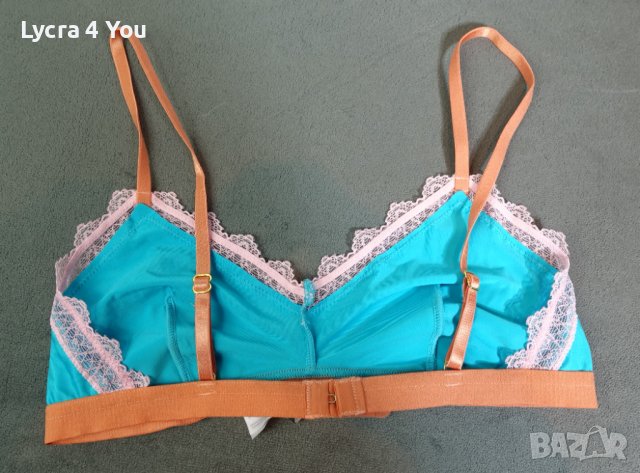 Dora Larsen 75B (EU 38) късо бюстие/топ или сутиен с меки чашки, снимка 1