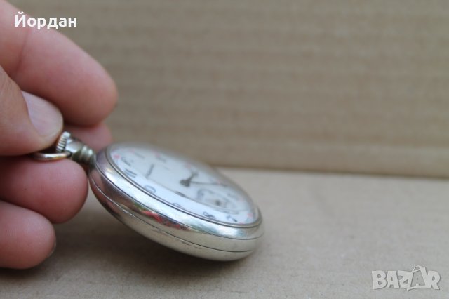 СССР джобен часовник ''Молния'' 50 мм , снимка 5 - Антикварни и старинни предмети - 42203082