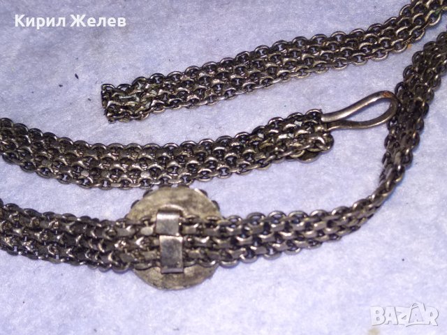 СТАРО РЕТРО ГОТИК АРТ КОЛИЕ ЧОКЪР посребрена благородна стомана с ВЕНЕЦИАНСКО СТЪКЛО МУРАНО 38661, снимка 12 - Антикварни и старинни предмети - 41682298