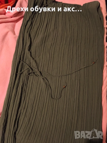 Дълга рокля 60 см широчина едностранно - 10 евро като нова, снимка 3 - Рокли - 53833772