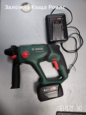 Акумулаторен перфоратор Bosch UniversalHammer 18V, снимка 2 - Винтоверти - 53555958