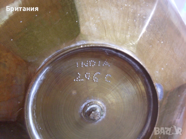 Бронзов съд- "чадър" с маркировка., снимка 5 - Антикварни и старинни предмети - 52909690