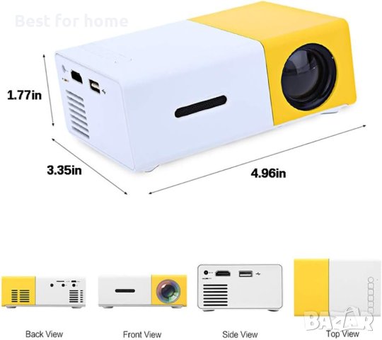 Led LCD проектор,800:1,320X240 пиксела, Hdmi USB мини проектор,, снимка 7 - Друга електроника - 42518829